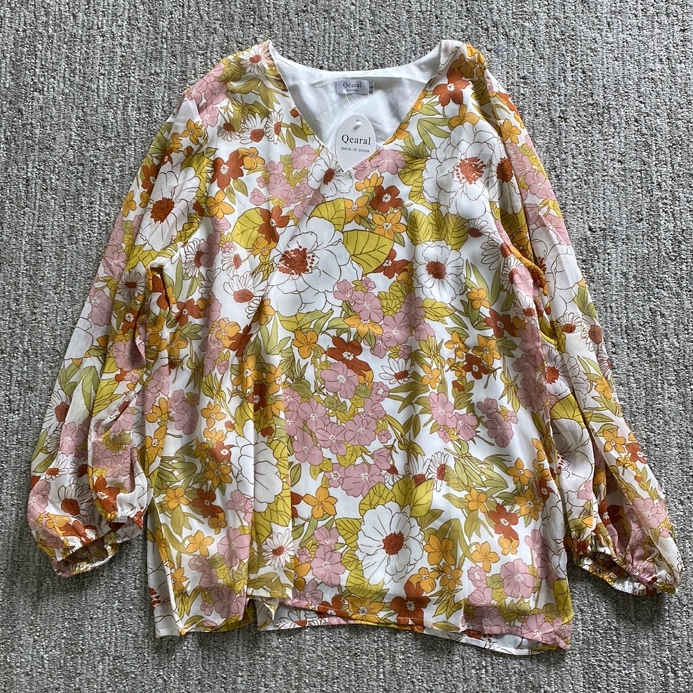 Women’s Casual Boho Floral Blouse